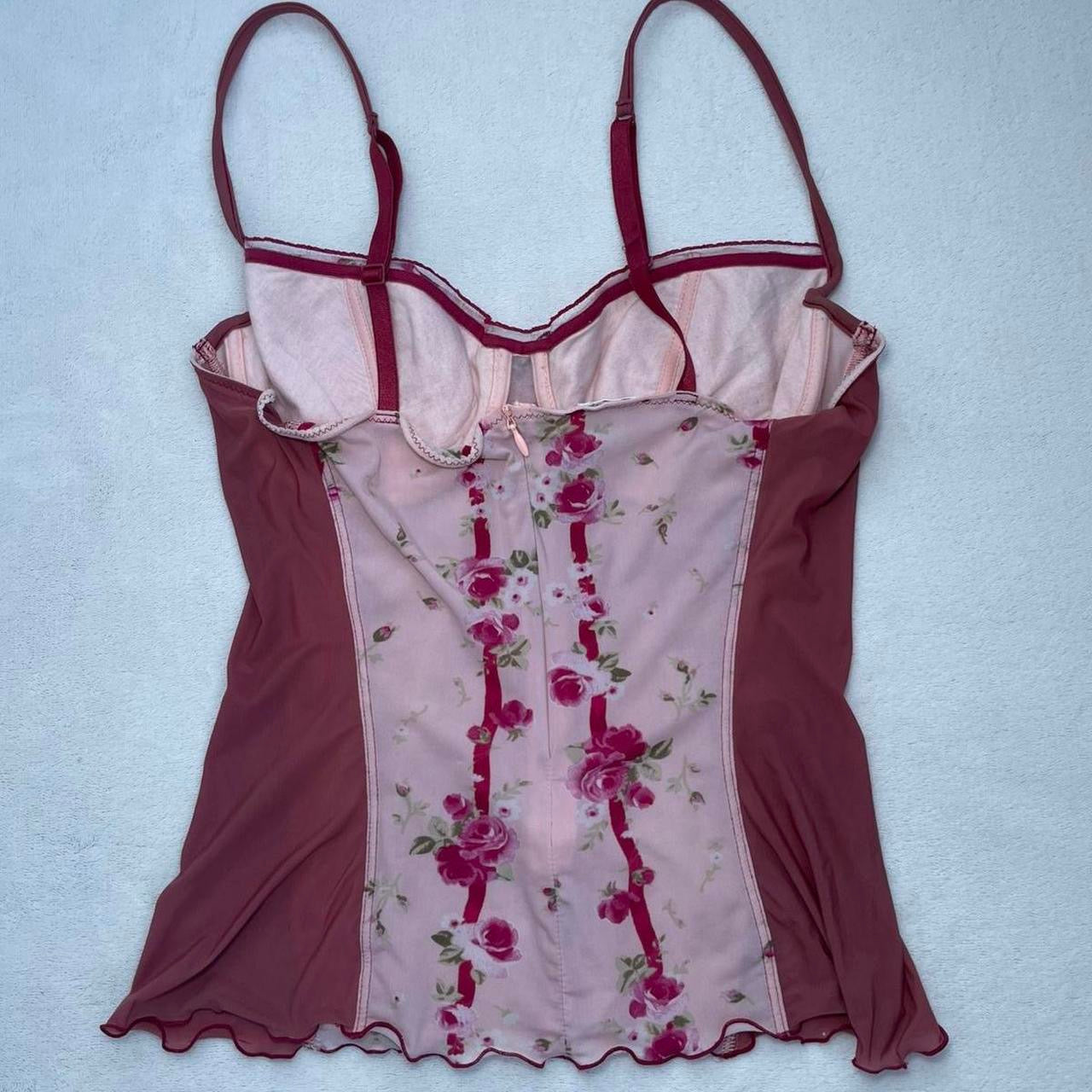 Floral Corset Y2K Style