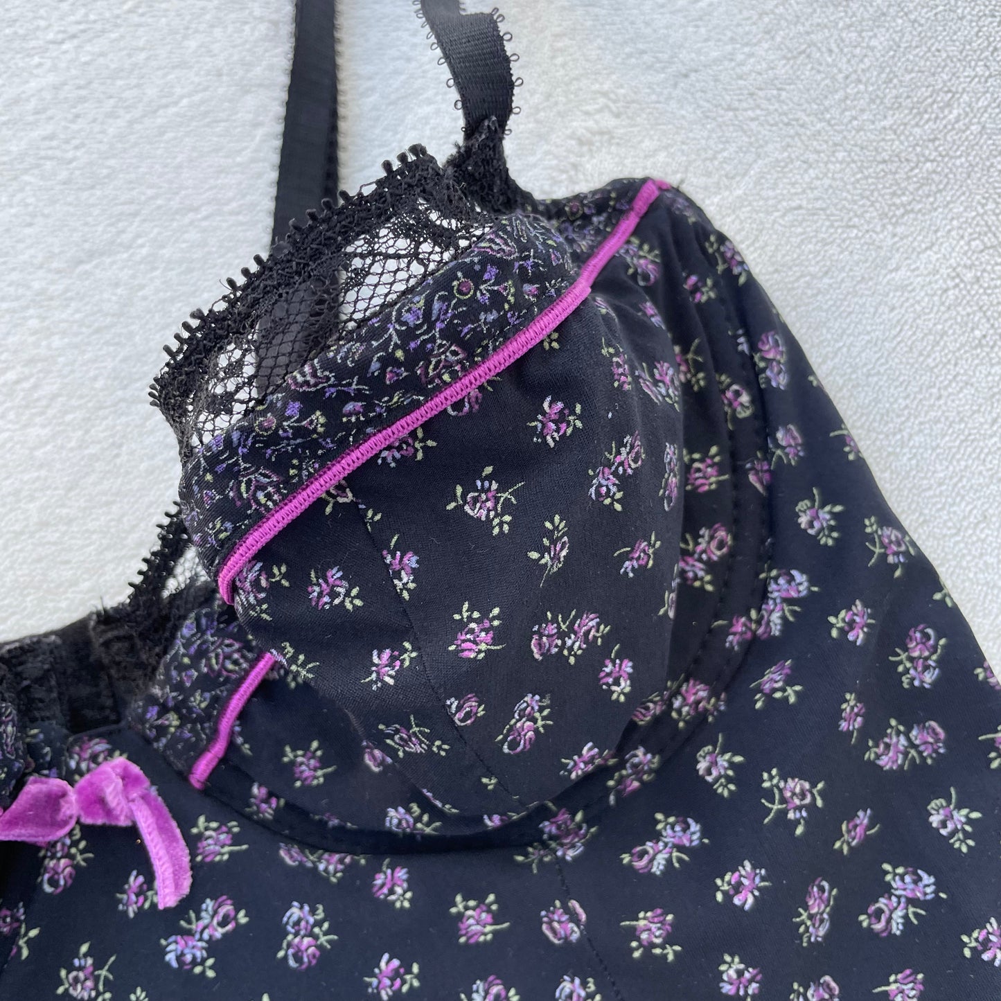 Y2K Floral corset top
