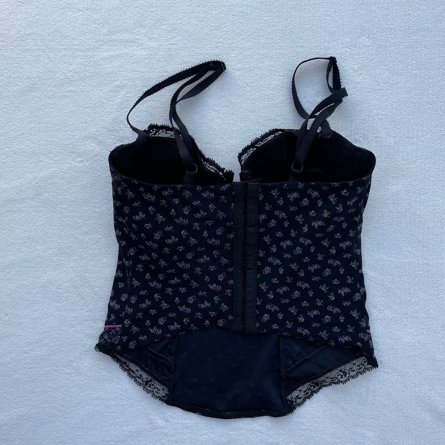 Y2K Floral corset top