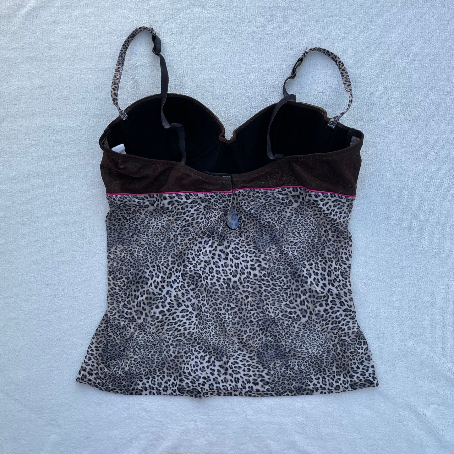 Cheetah print corset top