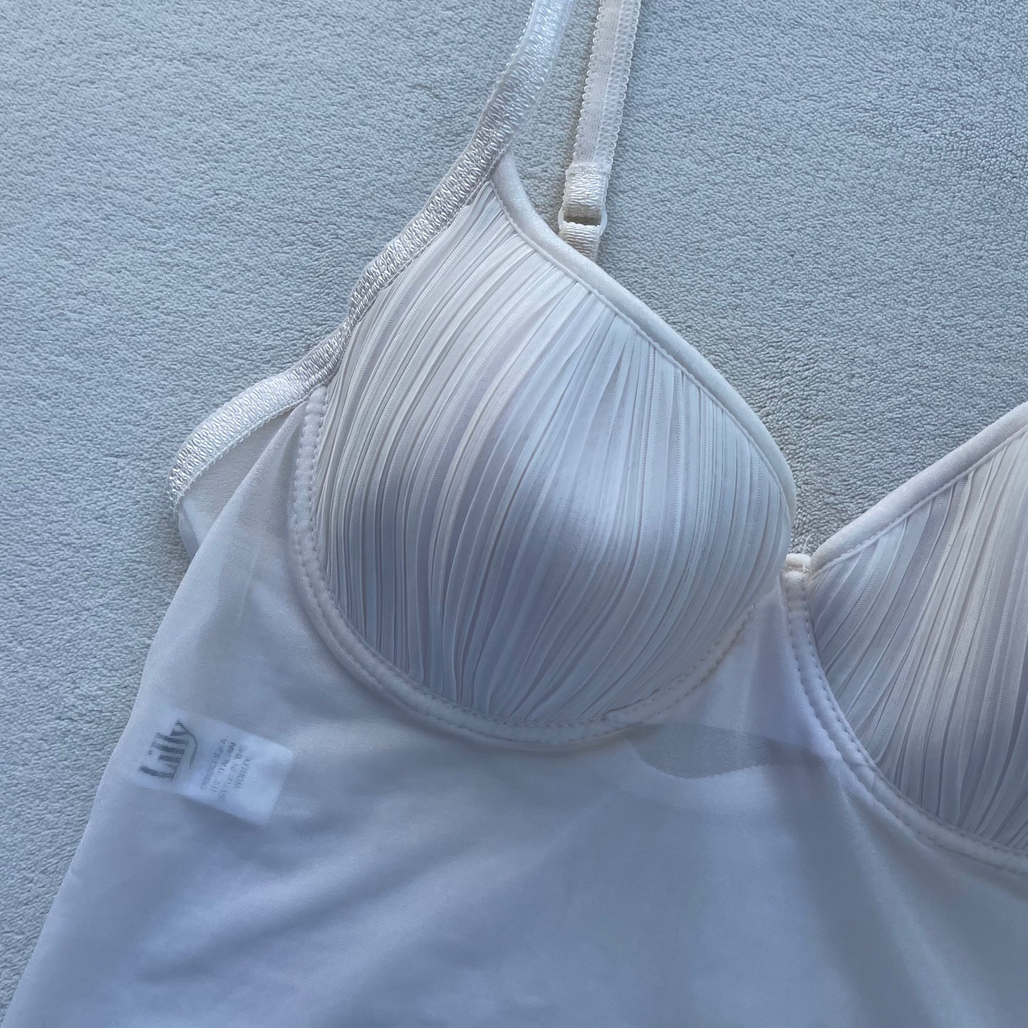White corset top