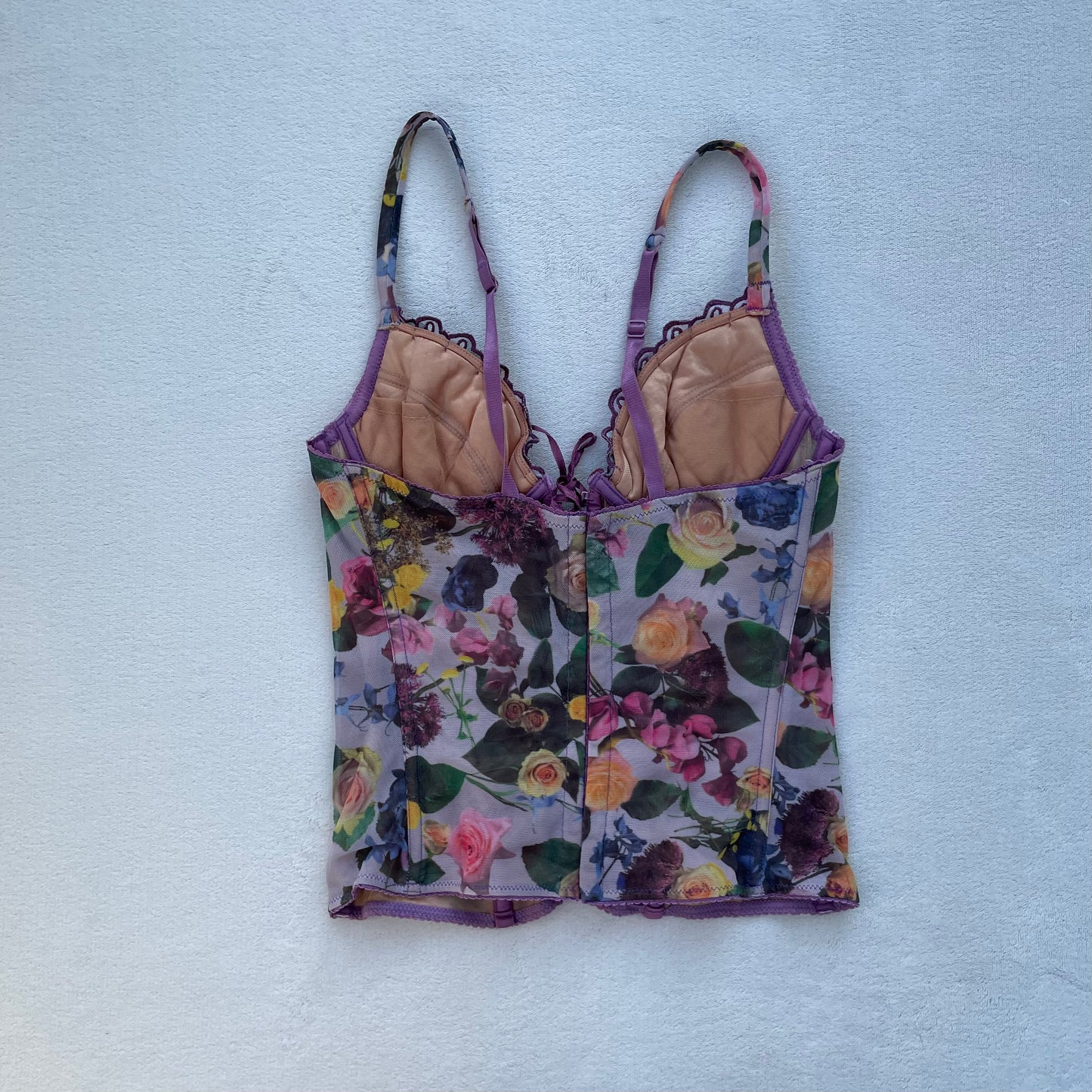 Floral Italian Corset Top