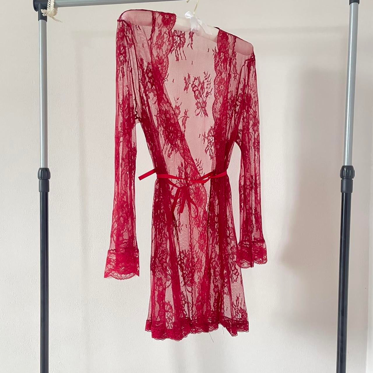 Red Lace Robe