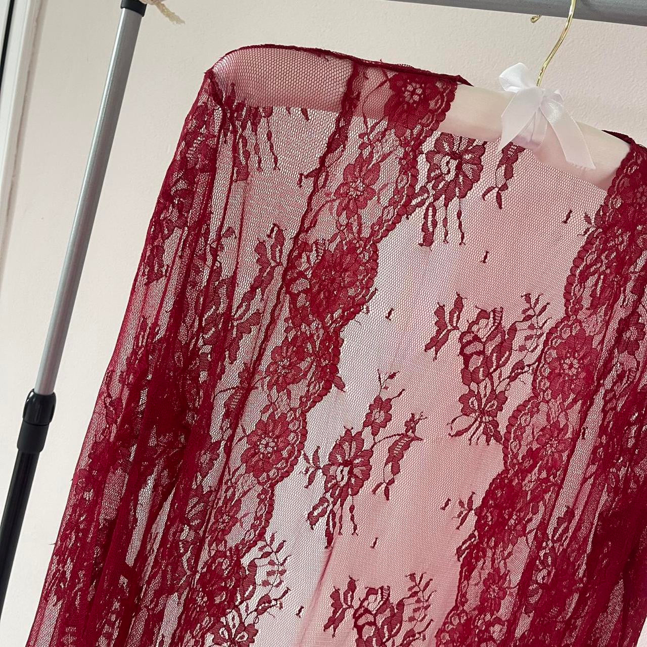 Red Lace Robe