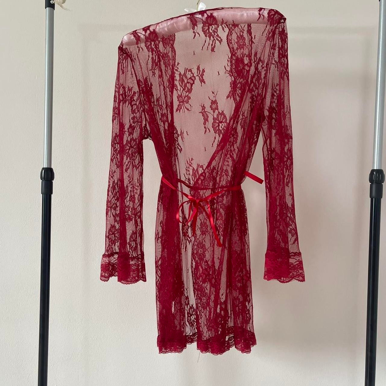Red Lace Robe