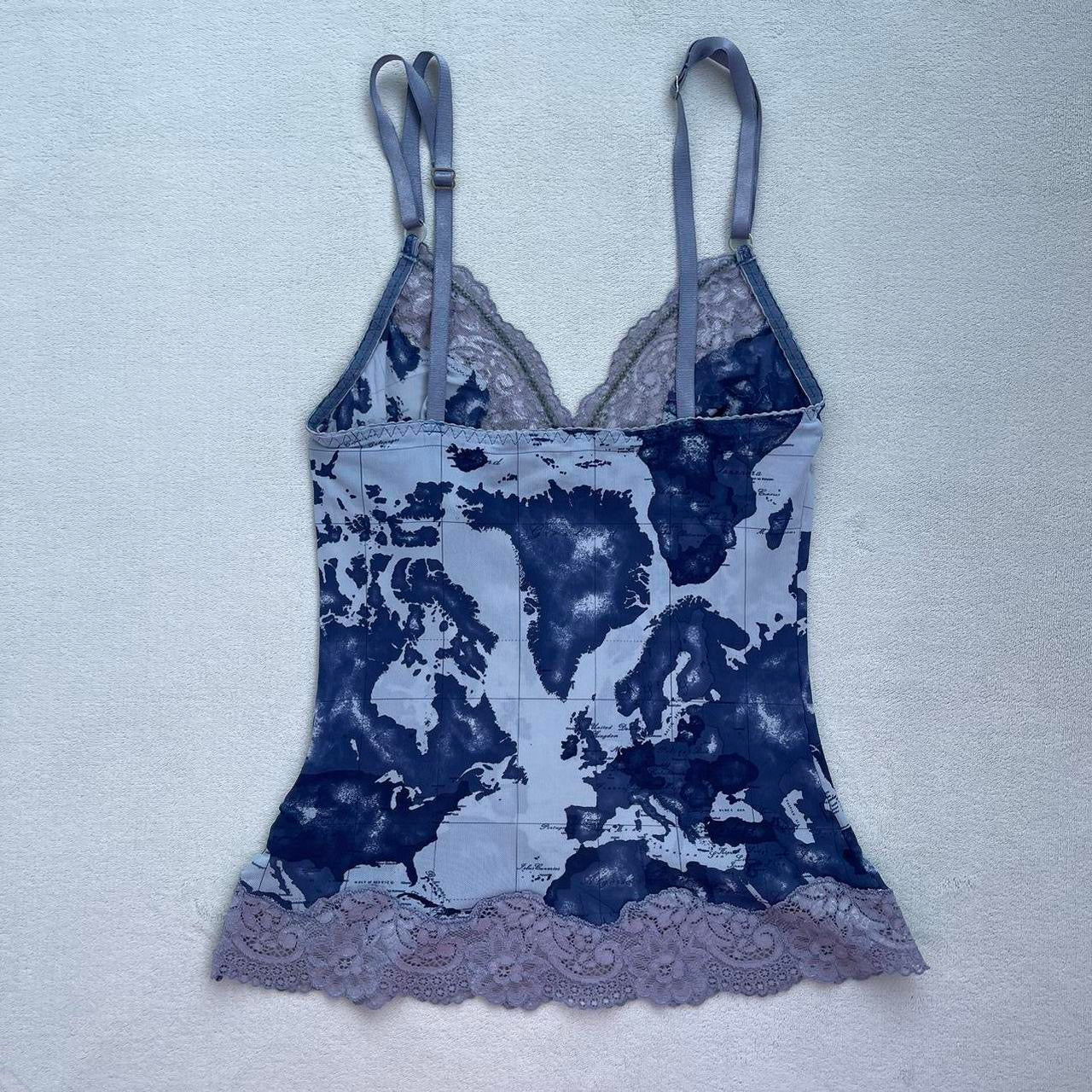 Alviero Martini blue mesh top