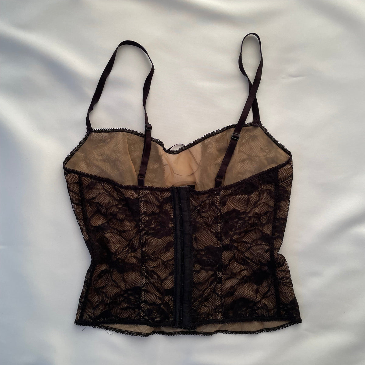 Floral mesh vintage top