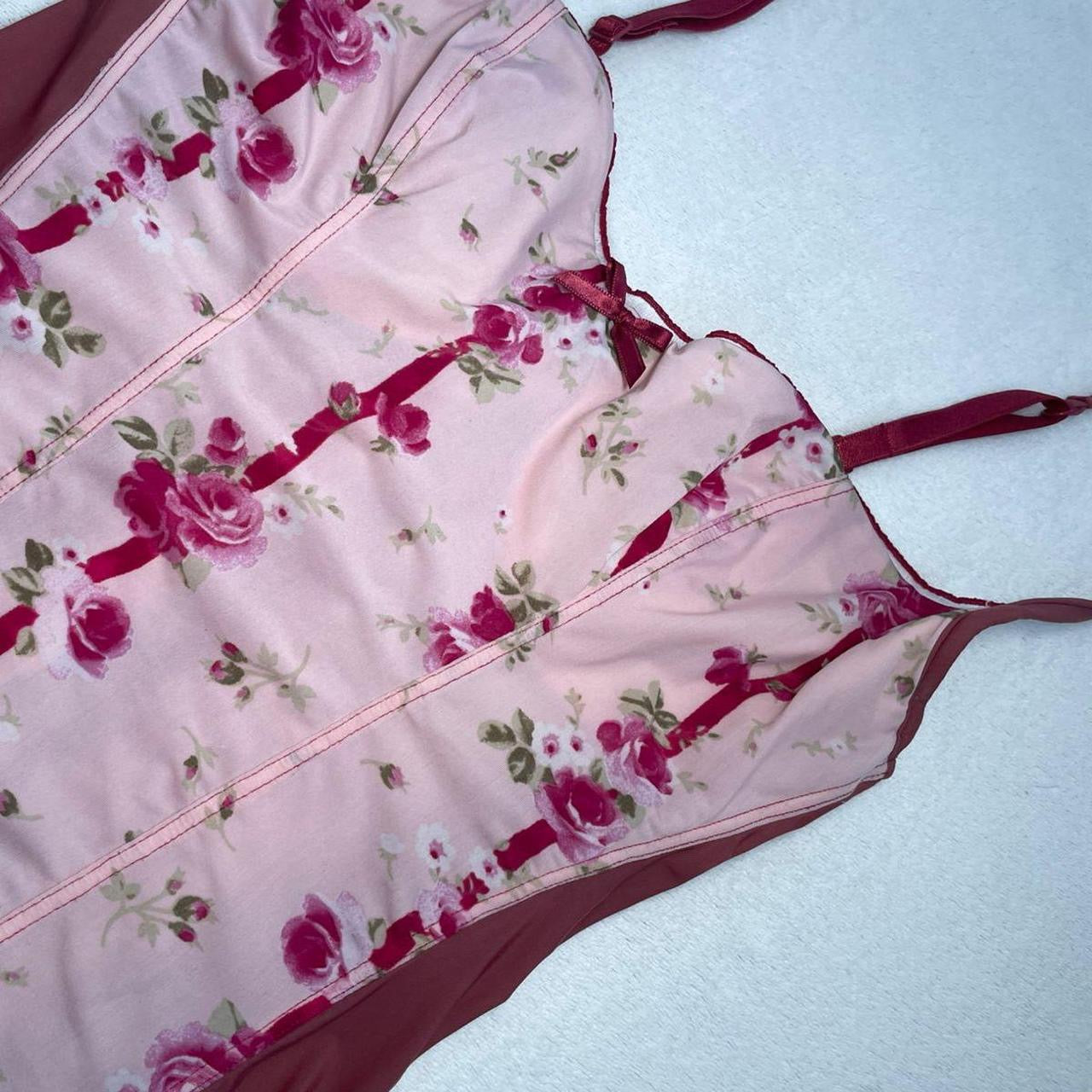 Floral Corset Y2K Style