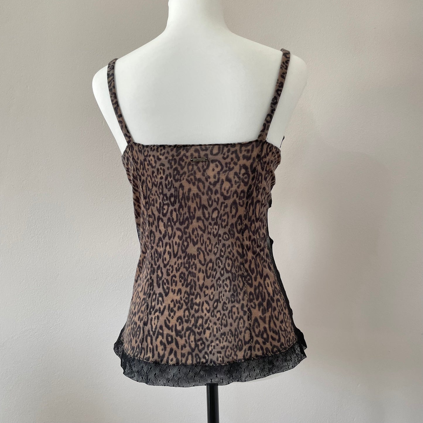 Cheetah print y2k top