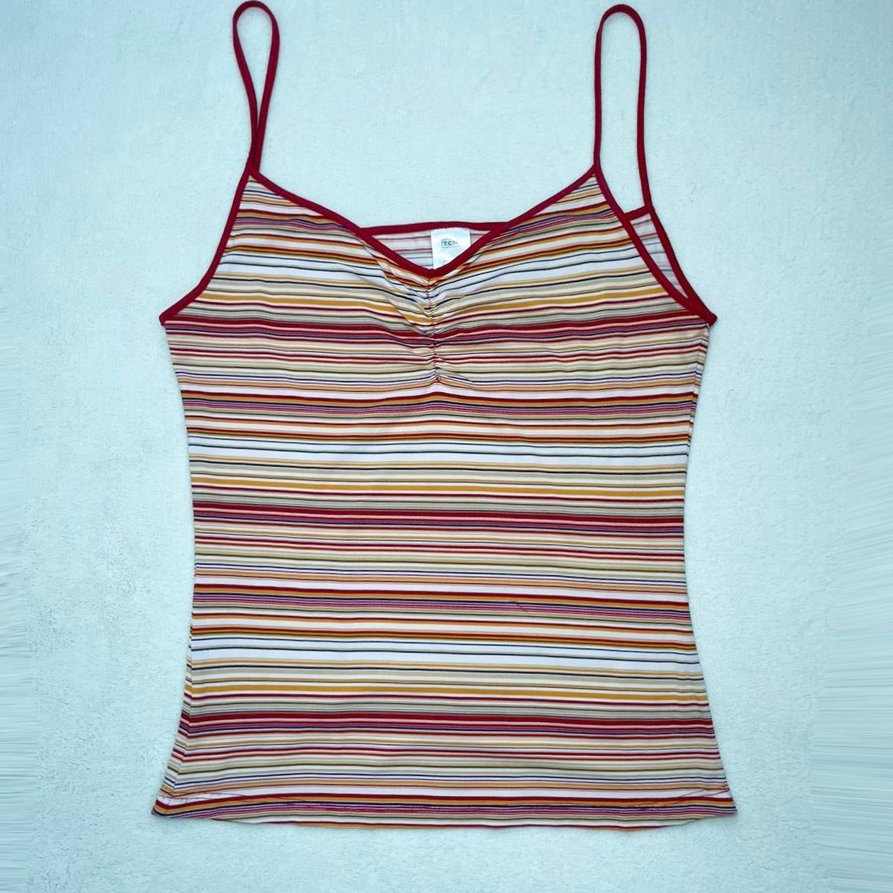 00s top with stripes details