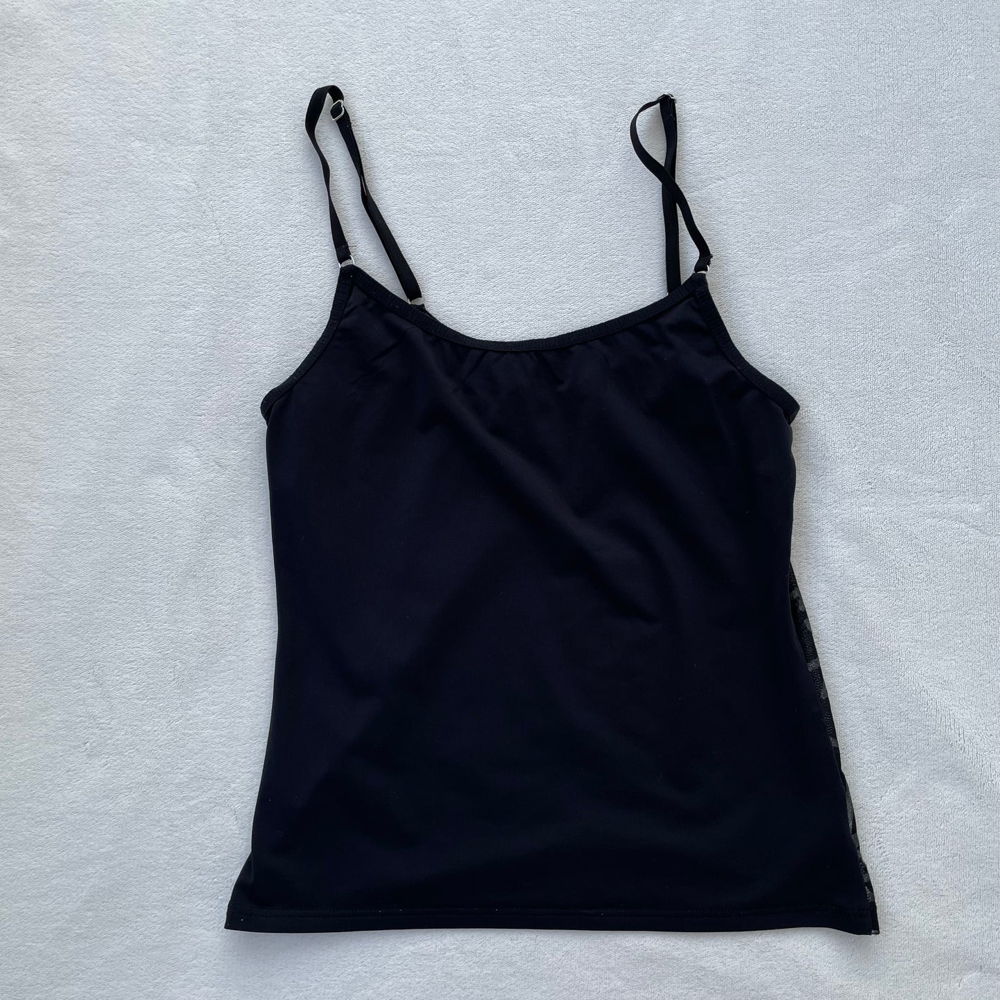 Black y2k graphic top