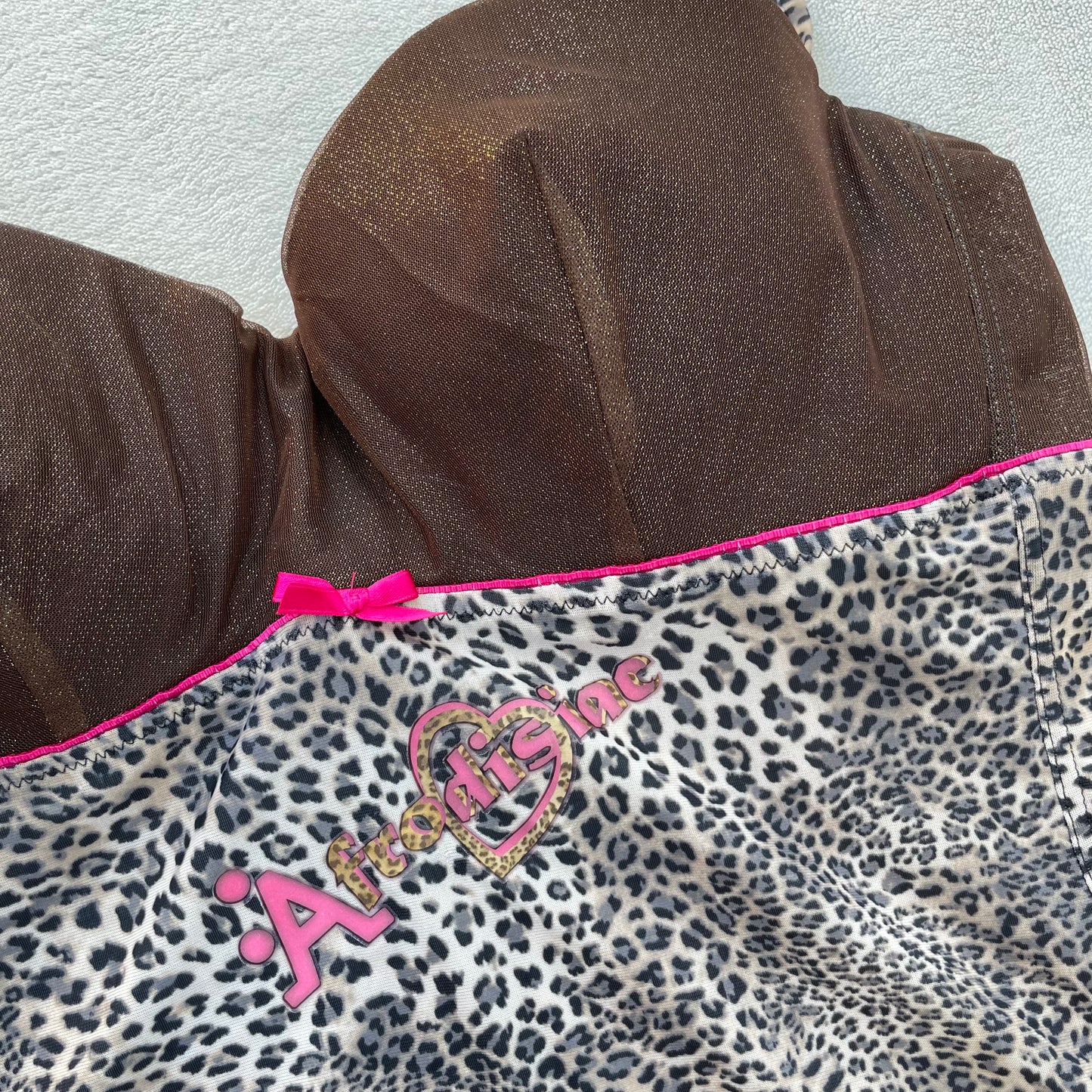 Cheetah print corset top