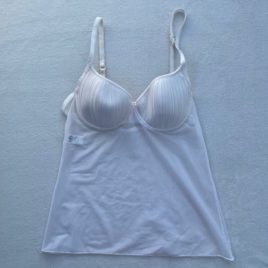 White corset top