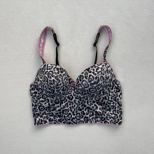 Leopard Print Corset Top